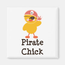 Aimant de poussin de pirate