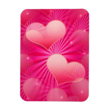 Aimant de prime d'étoile de coeur magnet souple