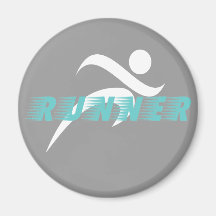 Aimant de réfrigérateur de coureur
