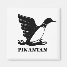 Aimant de réfrigérateur de lac Pinantan
