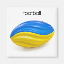 Aimant de réfrigérateur du football