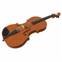Aimant de réfrigérateur : Modèle du violon 3D : Sc Découpage En Acrylique