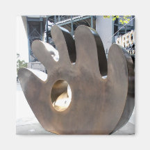 Aimant de sculpture en gant de base-ball
