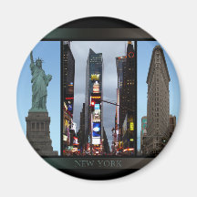 Aimant de souvenir de l'aimant NY de réfrigérateur