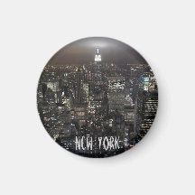 Aimant de souvenir de l'aimant NY de réfrigérateur