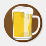 Aimant de tasse en verre de bière