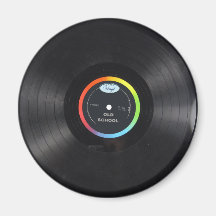 aimant de vinyle de vieille école