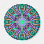Aimant décoratif de mandala/kaléidoscope