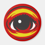 Aimant d'oeil - rouge
