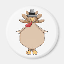 Aimant drôle de dinde de thanksgiving