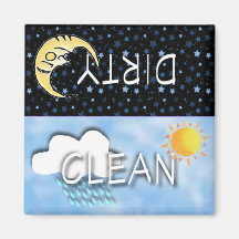 AIMANT DU SOLEIL DE LUNE DE DIRTY-CLEAN