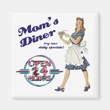 Aimant du wagon-restaurant de la maman