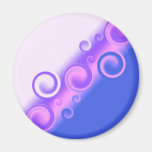 aimant en spirale lilas
