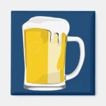 Aimant en verre de bière