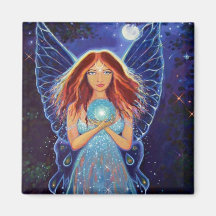Aimant féerique - "Faery mystique d'arc-en-ciel "