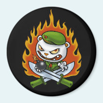 Aimant Flippy de tatouage de flamme magnets