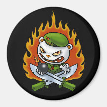 Aimant Flippy de tatouage de flamme