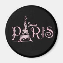 Aimant (foncé) de J'aime Paris