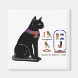 Aimant hiéroglyphique de chat égyptien