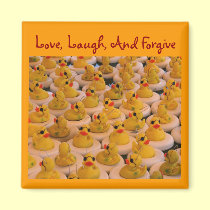 Aimant inspiré de citation de canards en caoutchou magnets