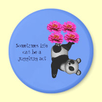 Aimant inspiré de jonglerie de panda de Loi de la  magnets