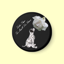 Aimant inspiré de rose de chiot de roses d'odeur magnets