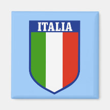 Aimant italien de réfrigérateur de drapeau