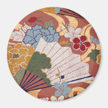 Aimant japonais traditionnel de conception de tiss