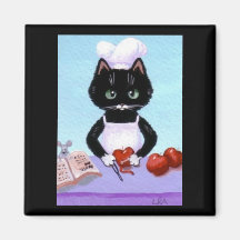Aimant Lisa R Adams Creationarts de souris de chat