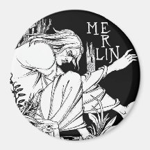 Aimant : MERLIN - par Aubrey Beardsley
