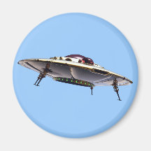 Aimant métallique d'UFO