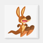 Aimant mignon de Joey de kangourou de bande dessin magnets