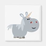 Aimant mignon de licorne de bande dessinée d'Unscr magnets