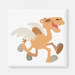Aimant mignon d'Envoler-Chameau de bande dessinée magnets