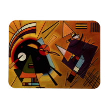 Aimant noir et violet de Kandinsky Magnet