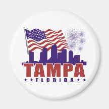 Aimant patriotique de Tampa la Floride