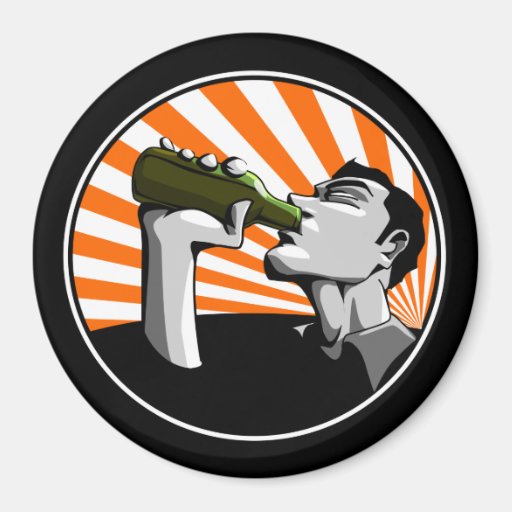 Aimant potable de bière de style de propagande