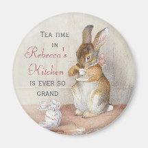 Aimant potable de coutume de thé de lapin de Beatr