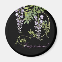 Aimant pourpre de fleur d'inspiration