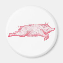 Aimant rose de porc