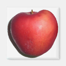 Aimant rouge de pomme