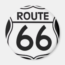 Aimant « ROUTE 66 "