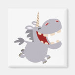 Aimant Toothy mignon de licorne de bande dessinée magnets