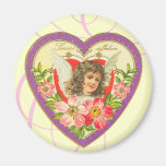 Aimant victorien de cupidon