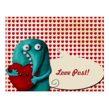 AIMEZ-MOI ! Type mignon Cartes Postales