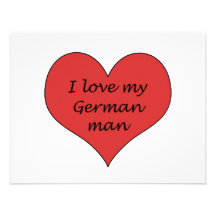 Aimez mon homme allemand invitations
