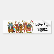 Aimez Thy Frogz - adhésif pour pare-chocs Adhésif Pour Voiture