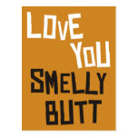 Aimez-vous bout puant cartes postales