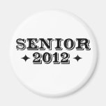 Aîné vintage 2012 magnets pour réfrigérateur