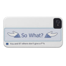 Ainsi ce qui ? (Bouton de Facebook) Coque iPhone 4
